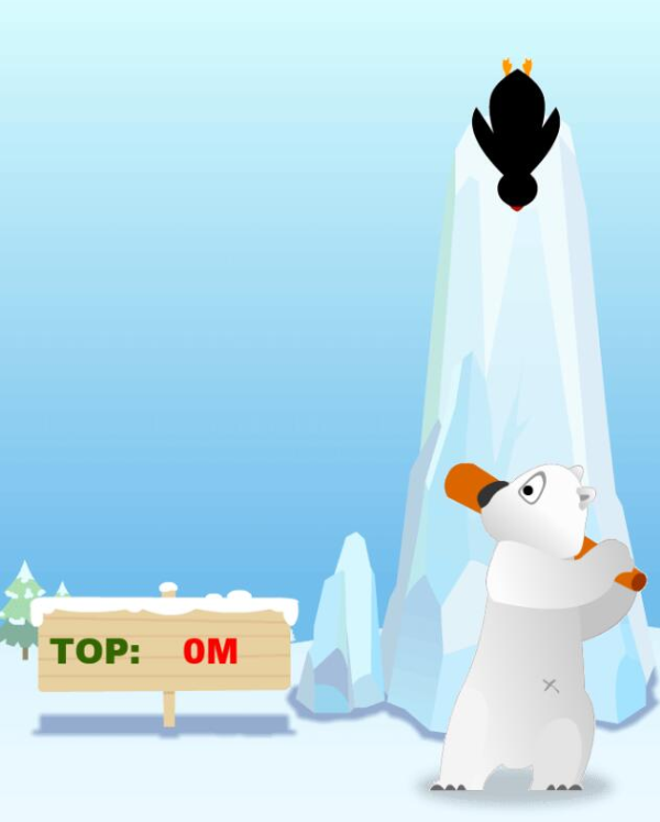 HTML5+canvas疯狂打企鹅网页游戏源码